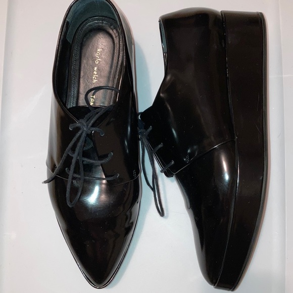 Karla Welch x Tamara Mellon Lace Up Platform Shoes - Picture 2 of 11